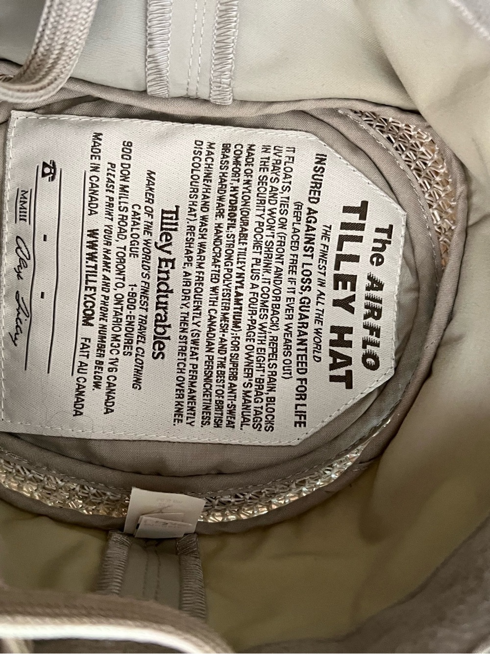 Classic LMT6 Tilley Airflow Mesh Hat - Picture 2 of 4